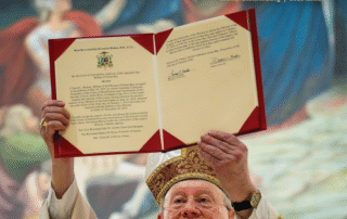 Cover of Champion Magazine 2026 Issue 1 with Bishop holding up decree