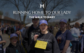 This is the ninth year that Kym Allex and her family are pilgrims in the Walk to Mary.
