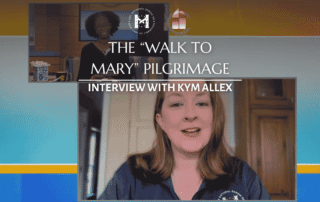 Woman being interviewed